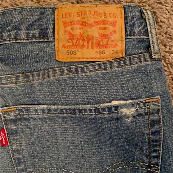 Levi Strauss 508 Distressed Jeans - Picture 5 of 6